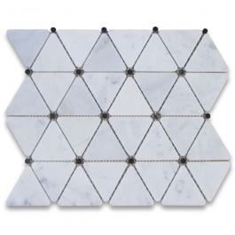 Bianco carrara triangle marble mosaic - 副本