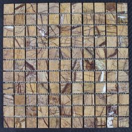 Tropical-Rainforest-Brown-Natural-Marble-Mosaic - 副本