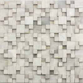 Durable-classic-texture-gray-wooden-marble-mosaic  - 副本