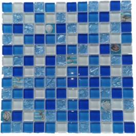 Factory Directly Sell Glass Mosaic Tile Mixed Colors Swimming Pool Glass Pool Mosaic - 副本