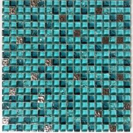 Factory Directly Sell Glass Mosaic Tile Mixed Colors Swimming Pool Glass Pool Mosaic - 副本