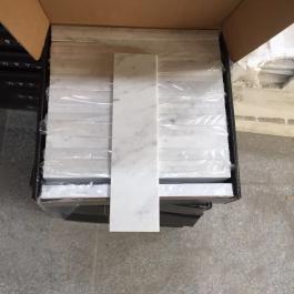 Bianco carrara marble tile 75*300mm 