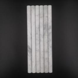 Bianco carrara pencil liner trim